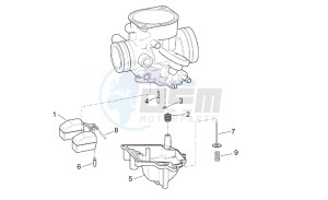 Scarabeo 50 4T E2 drawing Carburettor III