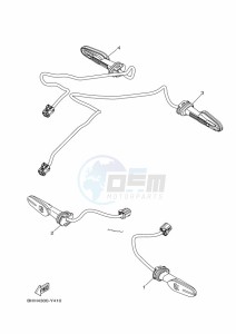 MT-07 MTN690-U (BHH4) drawing FLASHER LIGHT