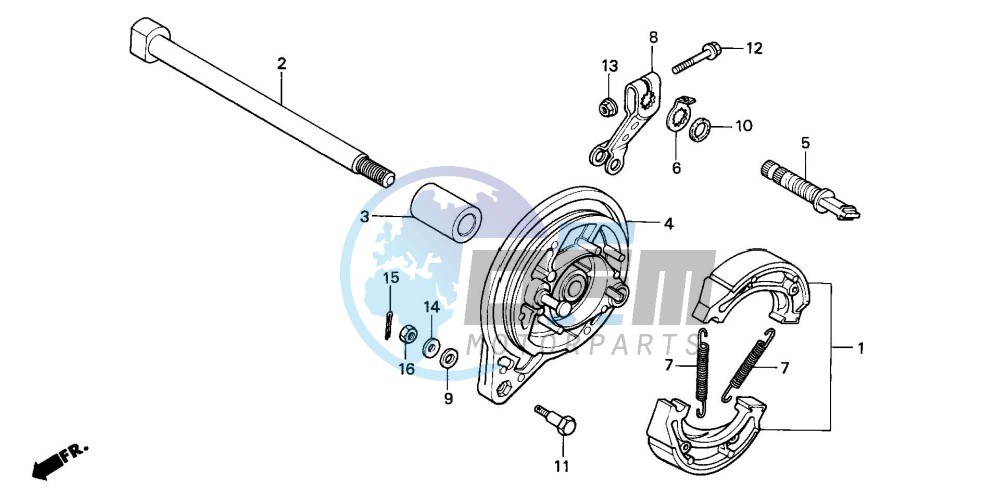 REAR BRAKE PANEL