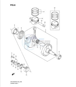 DR125SML0 drawing CRANKSHAFT