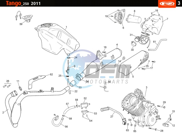 TANK - EXHAUST