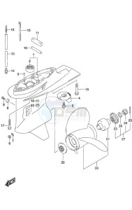 DF 70A drawing Gear Case