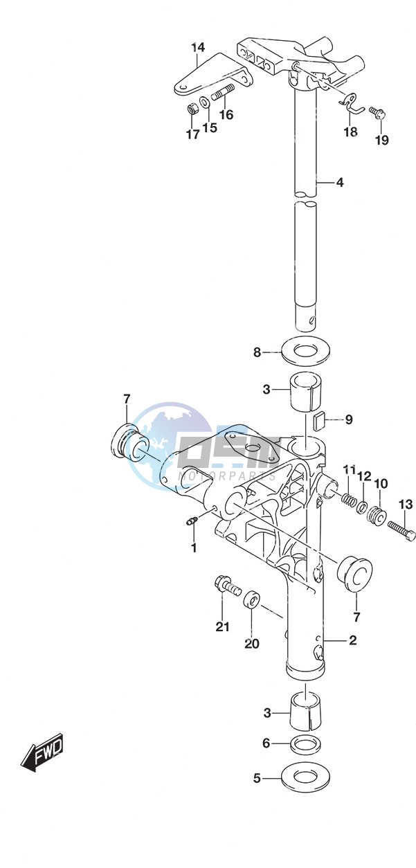 Swivel Bracket  - Remote Control w/Power Tilt