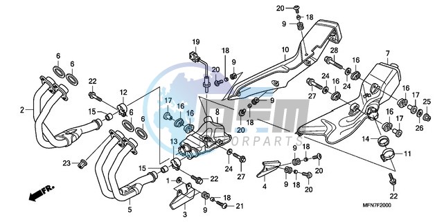 EXHAUST MUFFLER