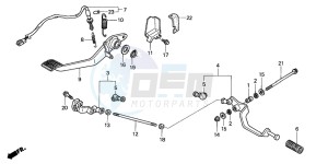 ST1300A drawing PEDAL