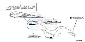 VT750C2BB Shadow E drawing MARK (VT750C2B/C2S)