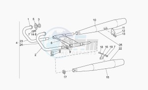 California 1100 Stone Stone drawing Exhaust unit