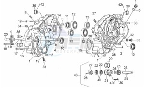 RS 125 (eng. 123cc) drawing Crankcase