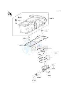 EX250 J [NINJA 250R] (J8F-J9FA) J8F drawing CYLINDER_PISTON-- S- -