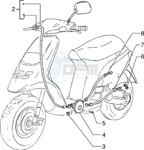 Typhoon 125 X drawing Throttle Transmission