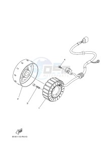 YFM700FWA YFM70GDHG GRIZZLY 700 (B305) drawing GENERATOR