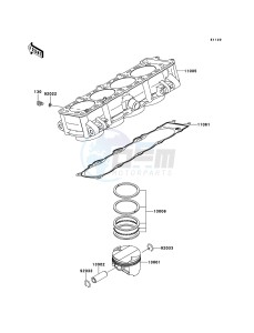 Z750 ZR750LCF UF (UK FA) XX (EU ME A(FRICA) drawing Cylinder/Piston(s)