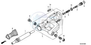 GL18009 BR / AB - (BR / AB) drawing SWINGARM