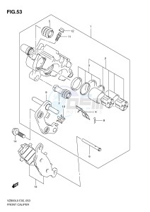 VZ800 (E2) MARAUDER drawing FRONT CALIPER