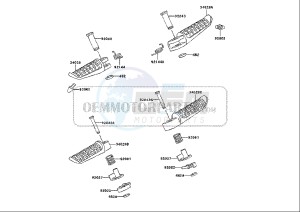 ZZR 600 (EU) drawing FOOTREST