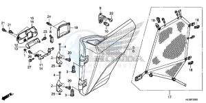 SXS700M2H Europe Direct - (ED) drawing FRONT DOOR