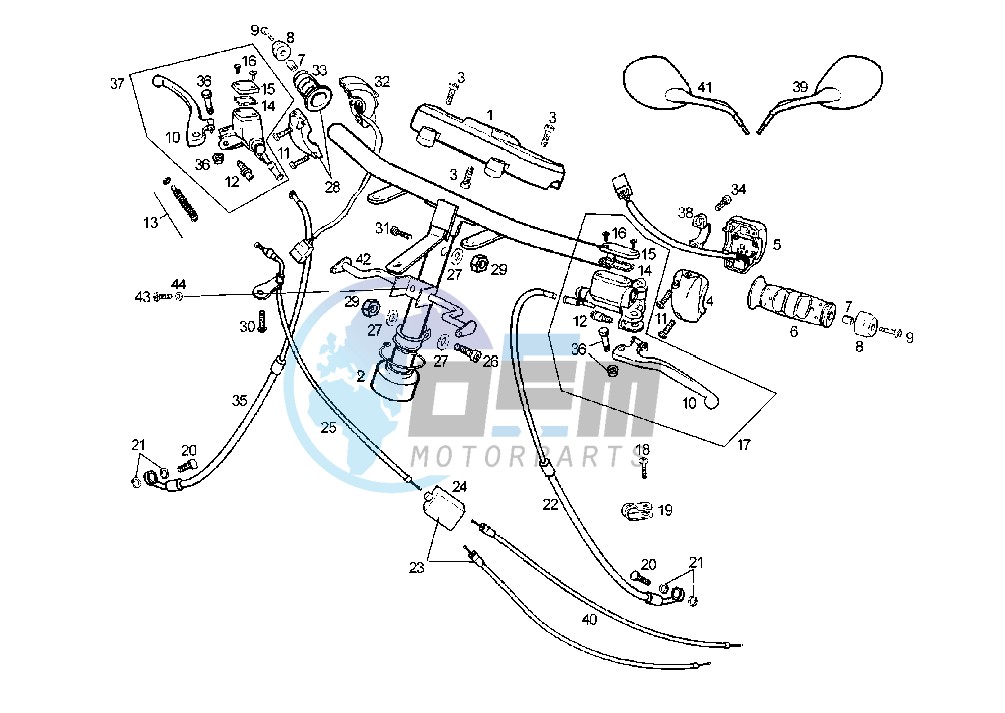 HANDLEBAR-DRIVE CONTROLS