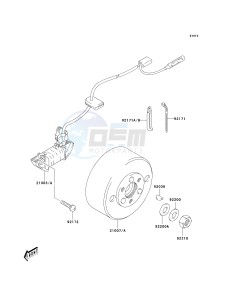 KDX 50 A (A1-A3) drawing GENERATOR