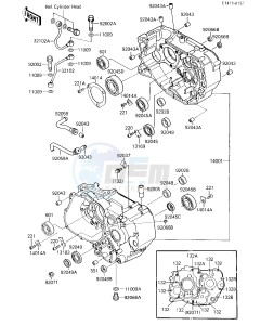 KSF 250 A [MOJAVE 250] (A1-A2) [MOJAVE 250] drawing CRANKCASE