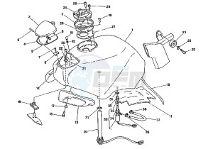 RIVER 500 drawing FUEL TANK