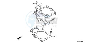 TRX420FPMC TRX420 ED drawing CYLINDER