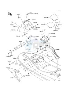 JT 1500 D [STX] (D9F) D9F drawing HULL MIDDLE FITTINGS