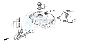 SA50 drawing FUEL TANK