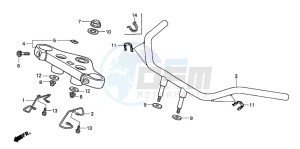 VT750C drawing HANDLE PIPE/TOP BRIDGE