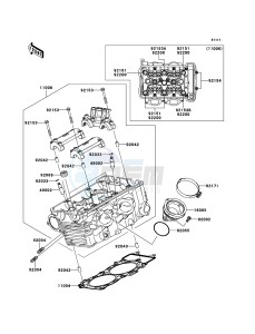 ER-6N ER650CBF GB XX (EU ME A(FRICA) drawing Cylinder Head