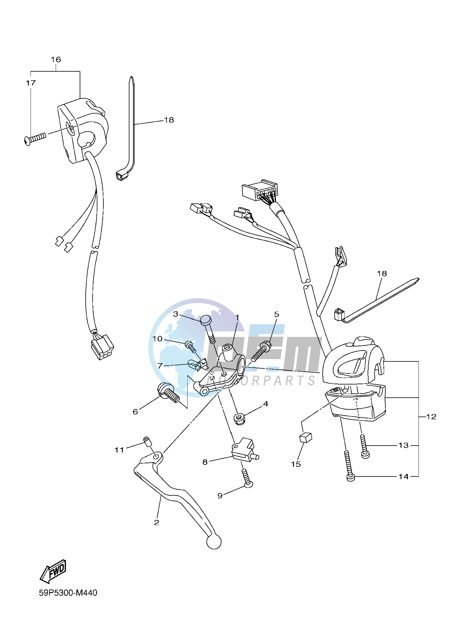 HANDLE SWITCH & LEVER