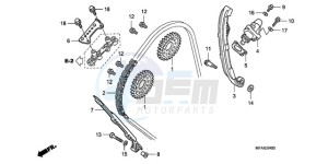 CBF1000S9 Europe Direct - (ED) drawing CAM CHAIN/TENSIONER