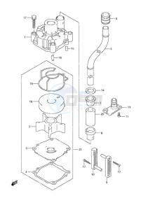 DF 115 drawing Water Pump