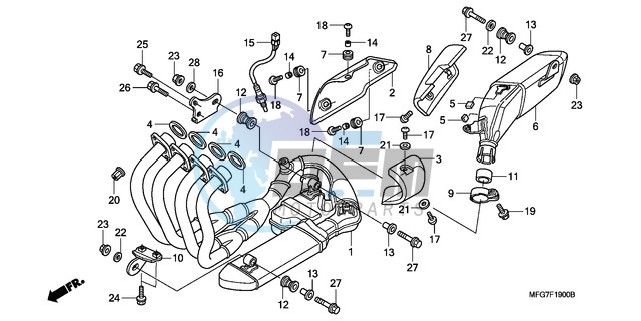 EXHAUST MUFFLER