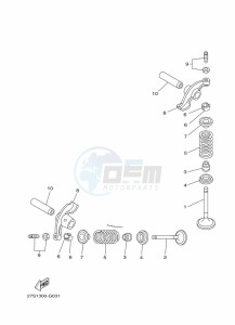 YBR125E YBR125 (BN9F) drawing VALVE