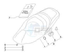 Nexus 500 SP e3 drawing Saddle seats - Tool roll