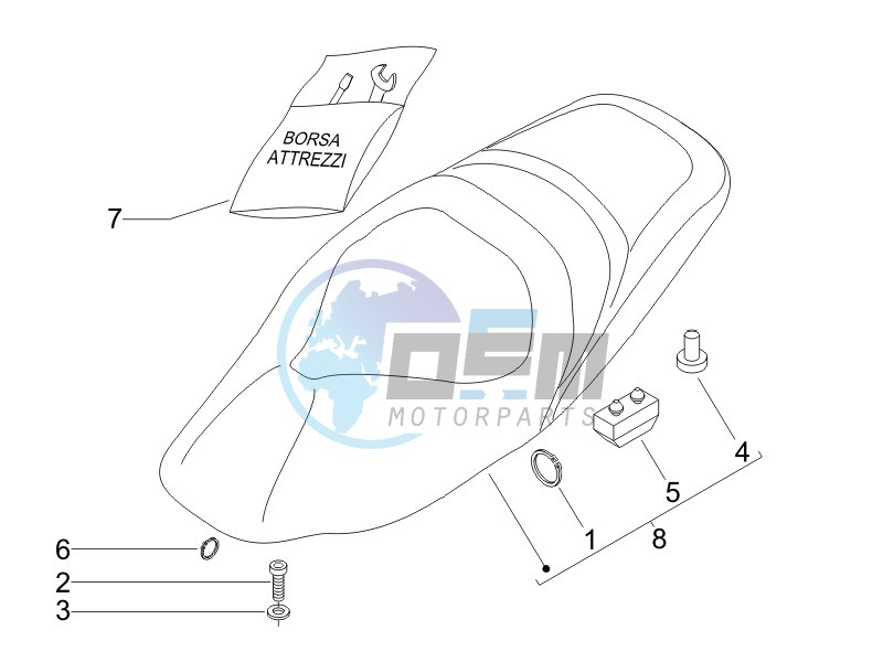 Saddle seats - Tool roll