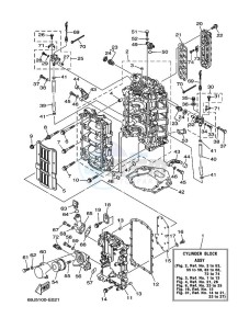 FL200AETX drawing CYLINDER--CRANKCASE-1