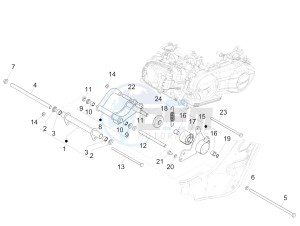 GTV 300HPE SEI GIORNI IE E4 ABS (EMEA) drawing Swinging arm