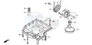 CBF600N drawing OIL PAN/OIL PUMP (CBF600S6/SA6/N6/NA6)