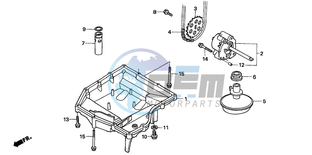 OIL PAN/OIL PUMP (CBF600S6/SA6/N6/NA6)