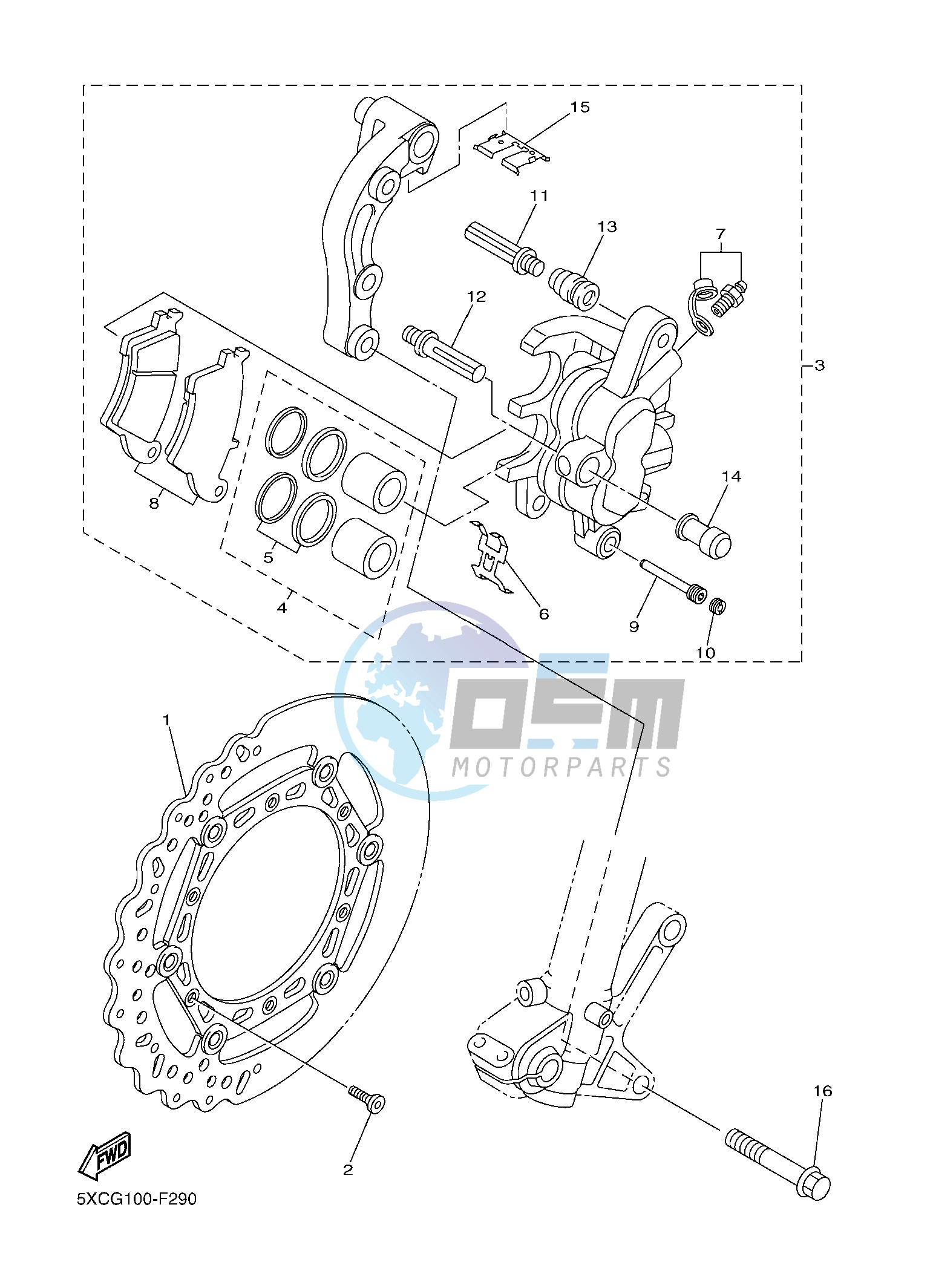 FRONT BRAKE CALIPER