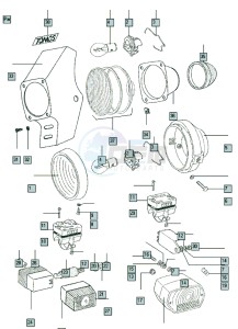 A3 50 drawing Head lamp-rear lamp