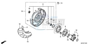 VT750CA9 Europe Direct - (ED / MK) drawing REAR WHEEL