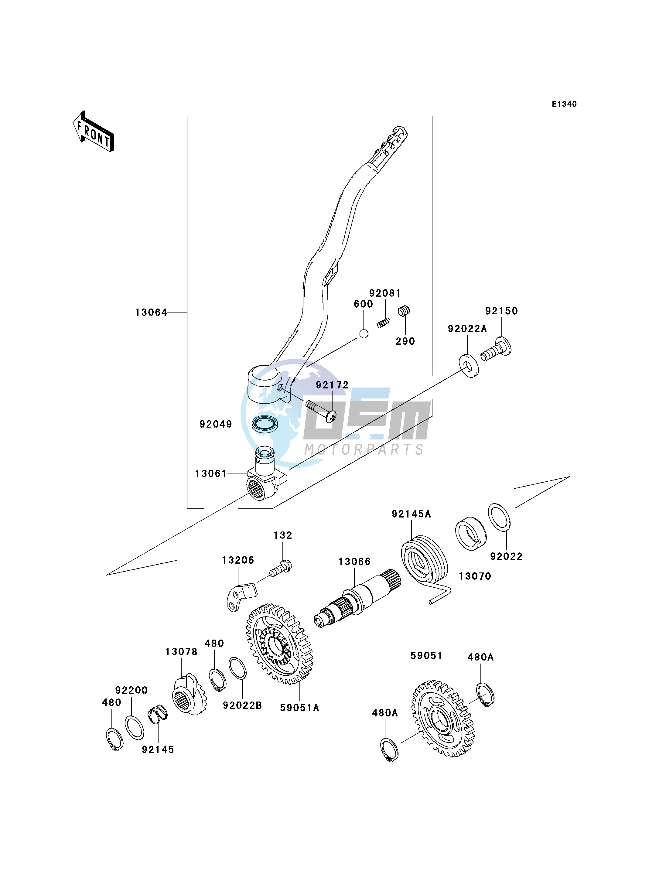 KICKSTARTER MECHANISM