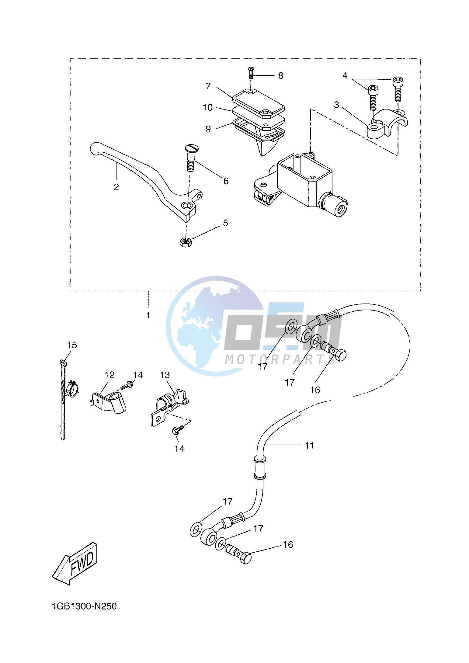 FRONT MASTER CYLINDER