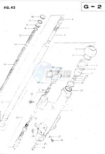 GS500E (Z-D) drawing FRONT RIGHT DAMPER