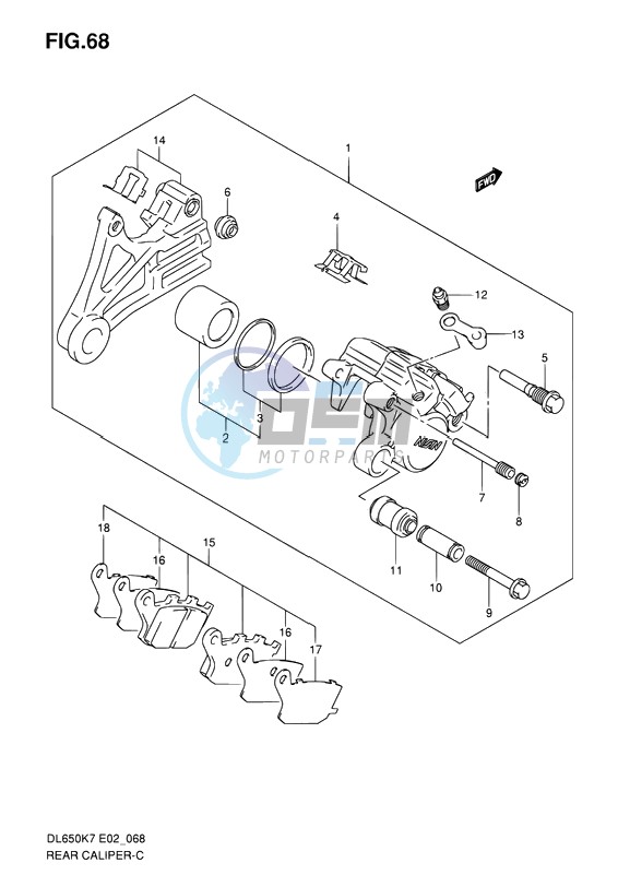 REAR CALIPER