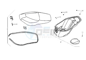 SHARK - 125 cc drawing SEAT