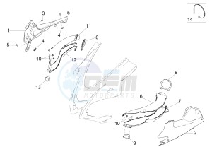 RSV4 1000 RR Racer Pack 2015 drawing Air Duct