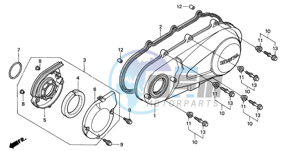 LEFT CRANKCASE COVER